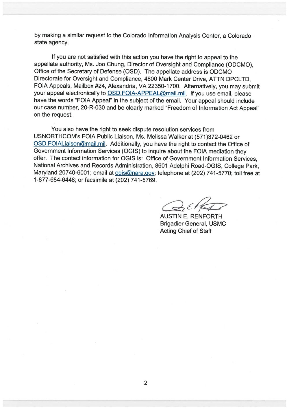 USNORTHCOM [DRONES, ADDRESS REMOVED] 20-R-030 Response Letter Page_2.jpg