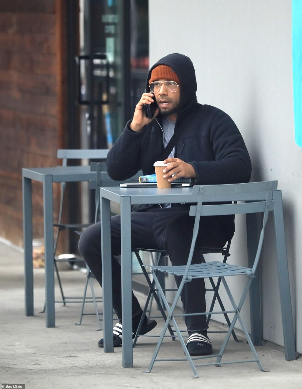 Book worm: Jussie Smollett was seen reading Matthew Perry's harrowing memoir, Friends, Lovers, and the Big Terrible Thing, which details the late star's lifelong battle with addiction, after reportedly entering an outpatient rehab facility in mid-October