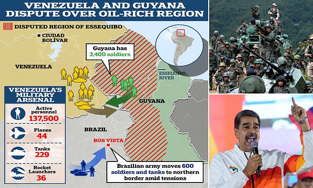Is South America heading for WAR? Venezuelan President Maduro has sparked fears across the