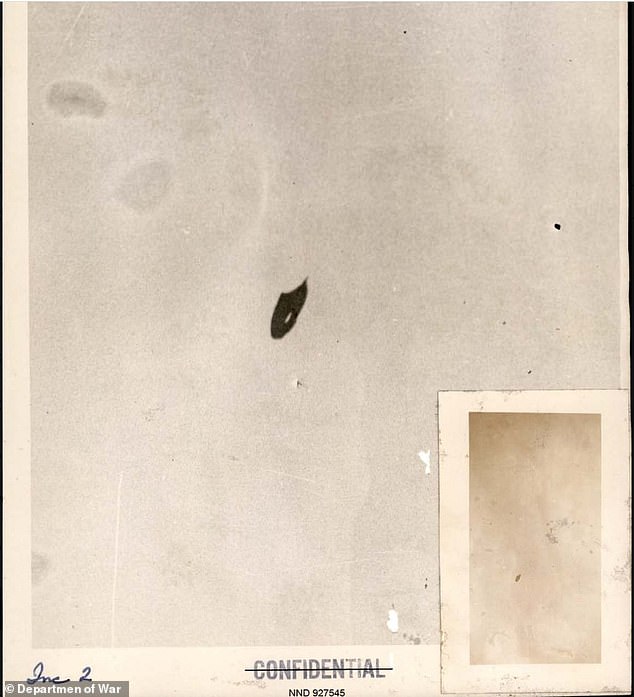 The file dump featured documents from the 1948 Project sign report, one of the Air Force's earliest classified investigations into the wave of 'flying saucer' sightings sweeping the country