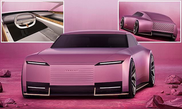 Jaguar's new EV officially revealed: Type 00 comes in Miami Pink or London Blue - would
