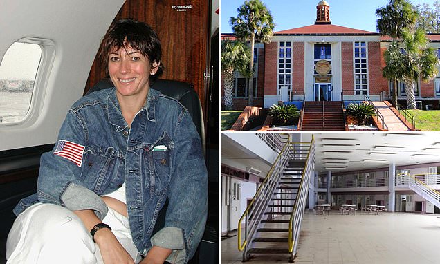 Ghislaine Maxwell will earn as little as 15 cents an hour cleaning toilets at new Florida