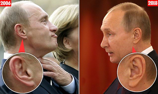 Ukraine intelligence chief repeats claim Putin is using body doubles and says EARS are a