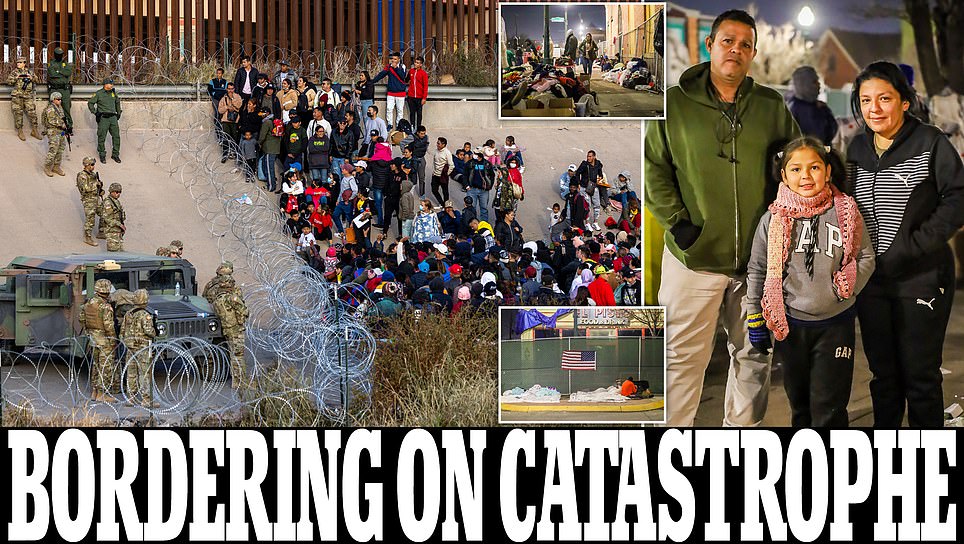 Terrified migrants made last-ditch dash over the border