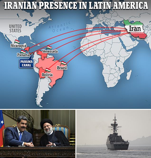 Iran vows to station warships in the Panama canal after building ties with Latin American