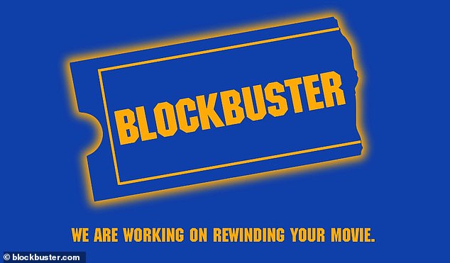 Defunct video rental chain Blockbuster's website (above) has mysteriously reactivated in recent days, sparking wild speculation the company is plotting a comeback