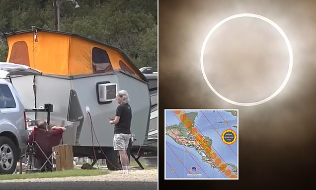 Small Texas town braces for influx of THOUSANDS of people ahead of solar eclipse, with