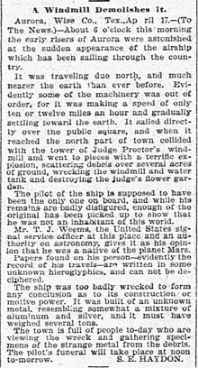 Haydon_article,_Aurora,_Texas,_UFO_incident,_1897.jpg