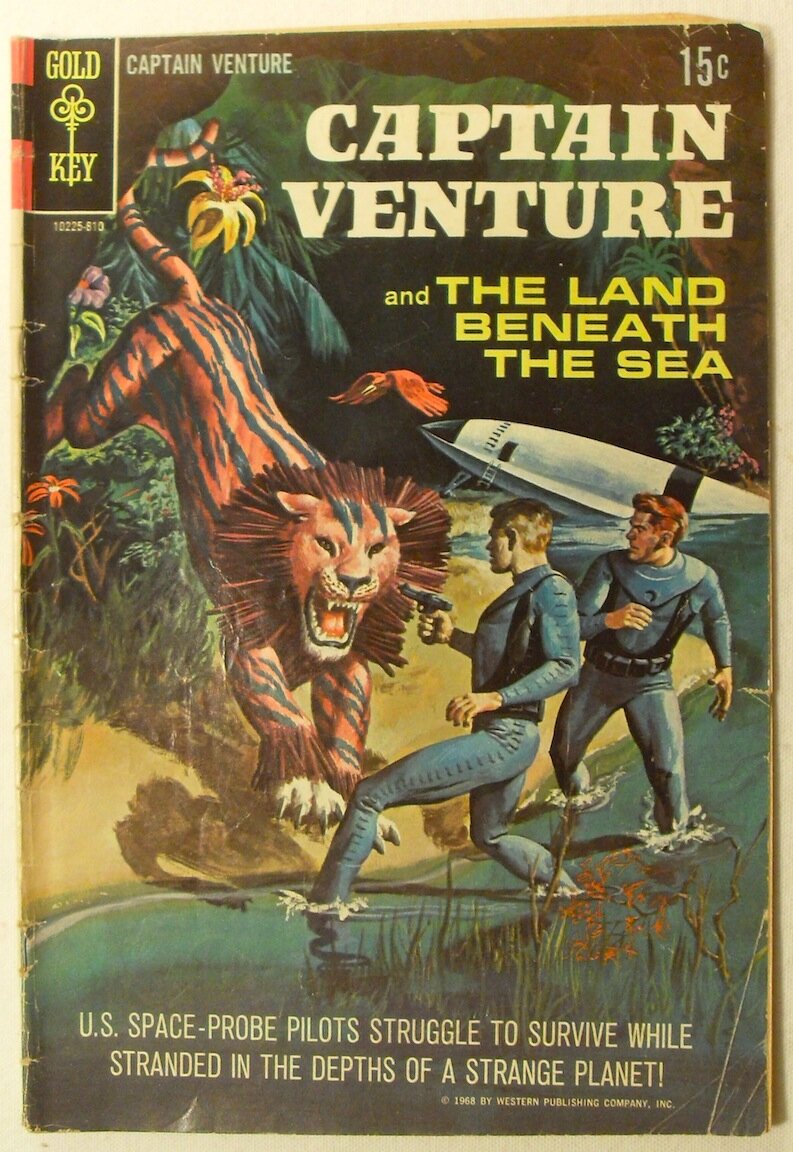 1968 CAPATIN VENTURE Vintage Comics COMIC BOOK.JPG