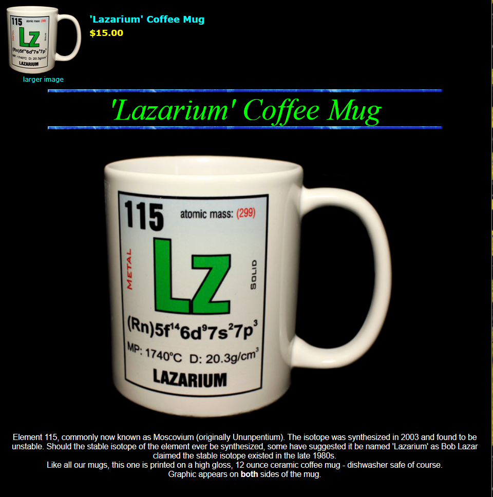 United Nuclear -- Lazarium coffee mug.png