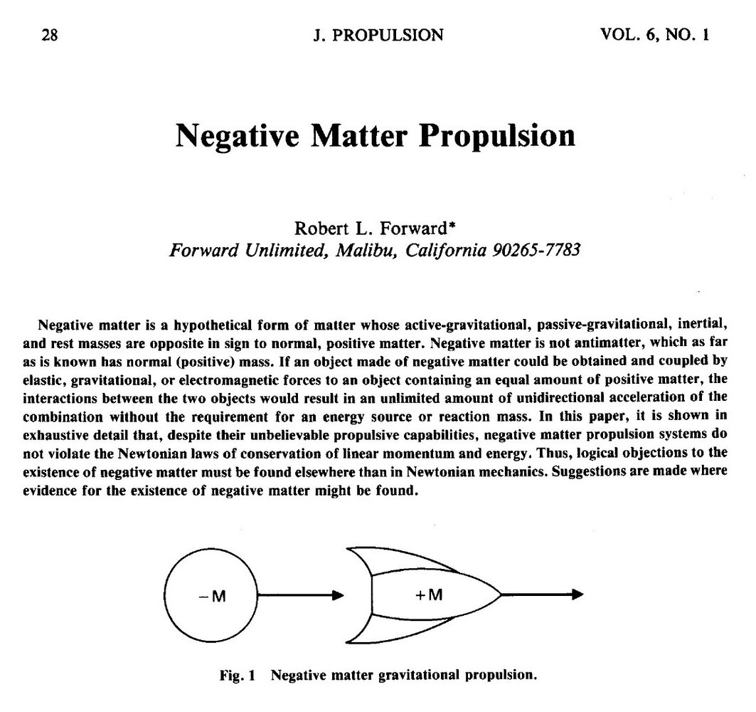 Negative Matter Propulsion.Robert L. Forward.1990.jpg