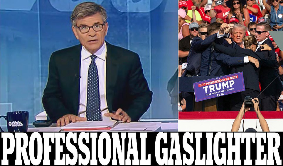 Under-fire ABC News host George Stephanopoulos suggests Trump is to blame for 'violent