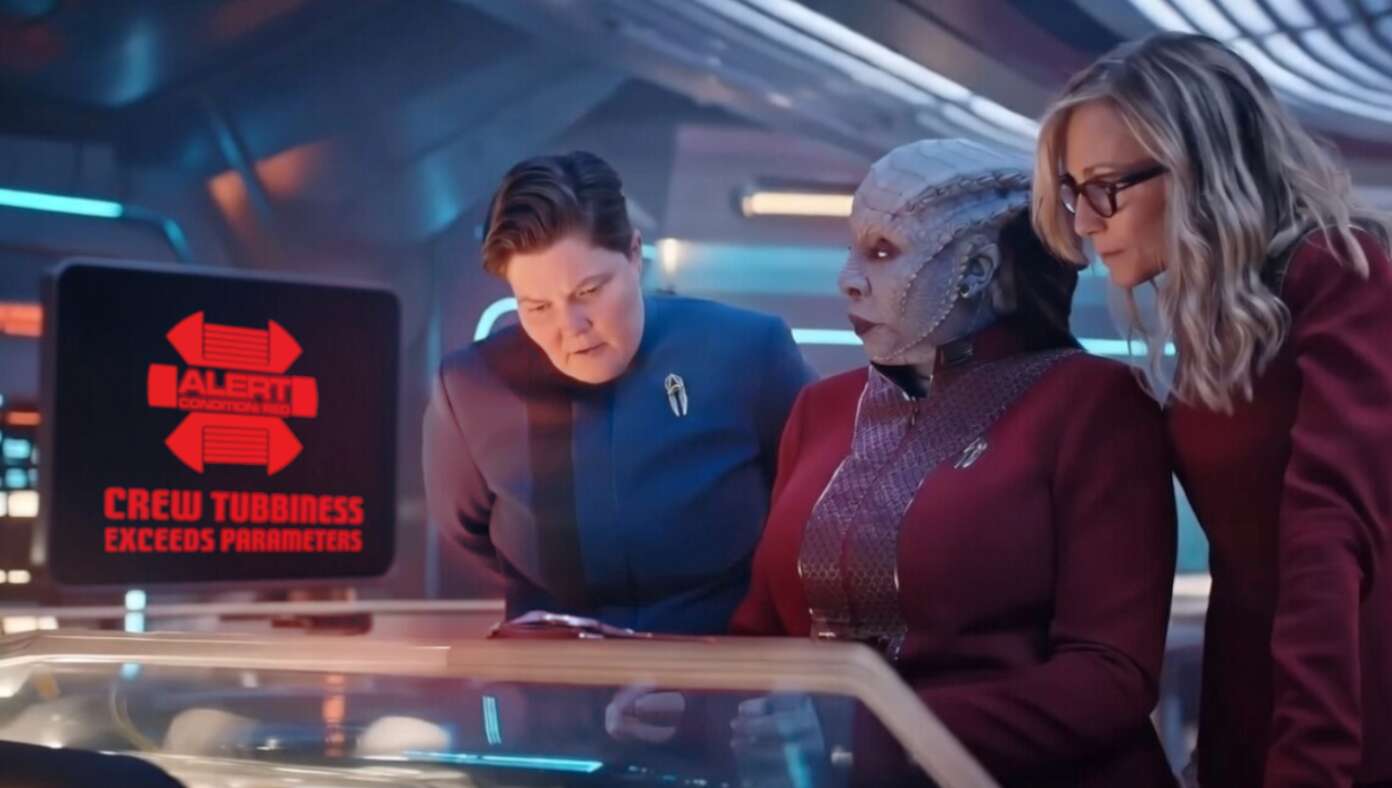 Image for article: New Starfleet Vessel Unable To Reach Warp Speed Because Crew Is Too Fat