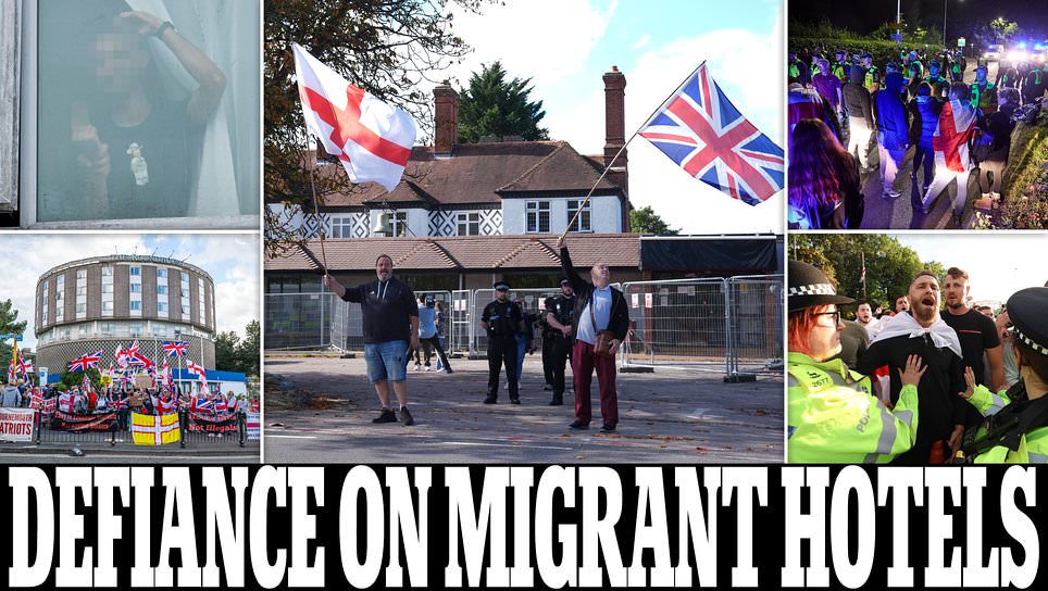 Councils vow to fight to close migrant hotels as Labour is accused of 'taking the side of