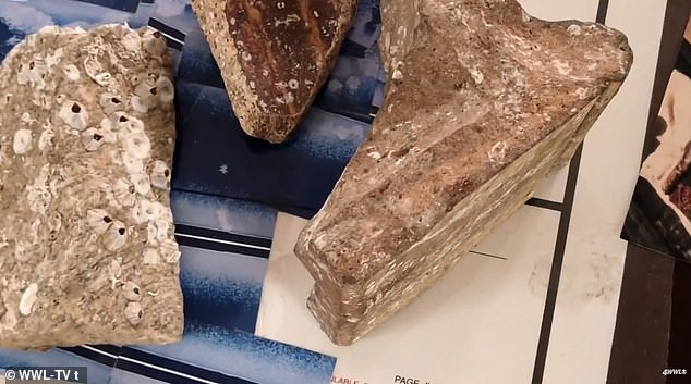 For nearly five decades, he has captured underwater sonar images that he believes reveal the remnants of major structures. He has also collected granite pieces that he believes once formed the now underwater city