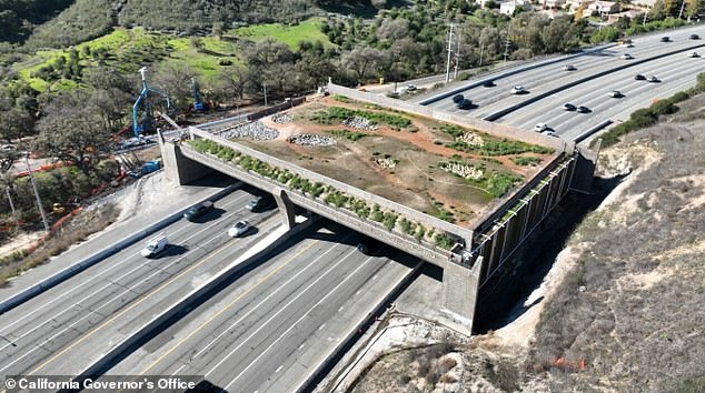 The project was originally slated to cost $93million, but has since gone up to $114million - roughly $77million was funded by the state. The price increase is multifactorial, including tariffs and the wildfires