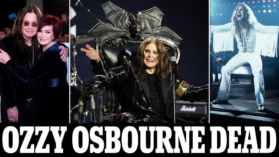 Ozzy Osbourne is dead: Black Sabbath singer dies 'surrounded by love' aged 76