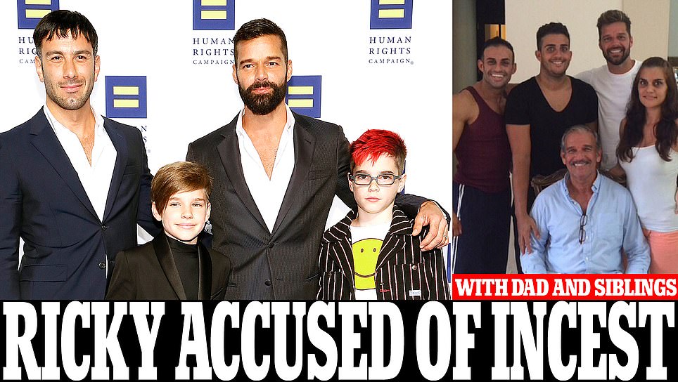 Ricky Martin is 'accused of incest by his nephew who claimed they had a sexual