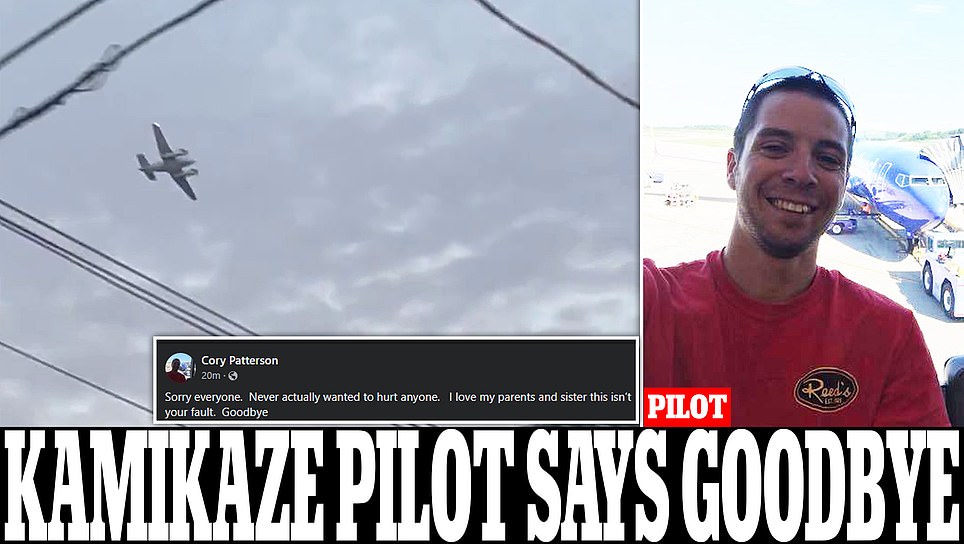 Police evacuate stores in Mississippi after a pilot of a 'stolen' threatens to crash into