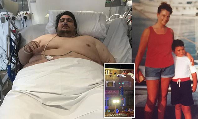 Britain's fattest man, 32, who weighs 47 stone complains that his human rights are being