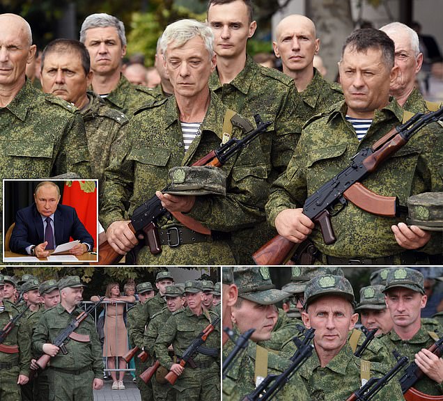 Putin's 'Dad's Army' of ageing reservists line up to go to war
