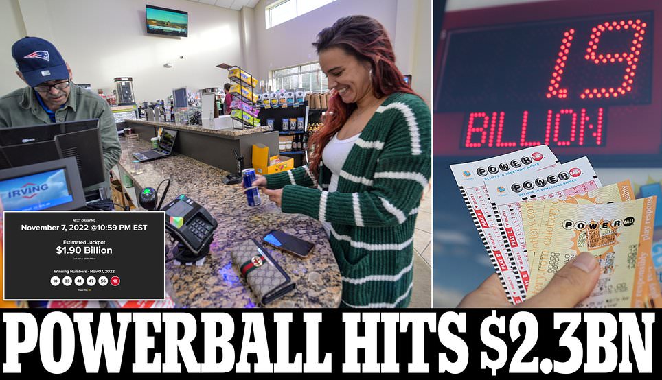Record-breaking Powerball jackpot prize grows to $2.3 BILLION as there's still no winner