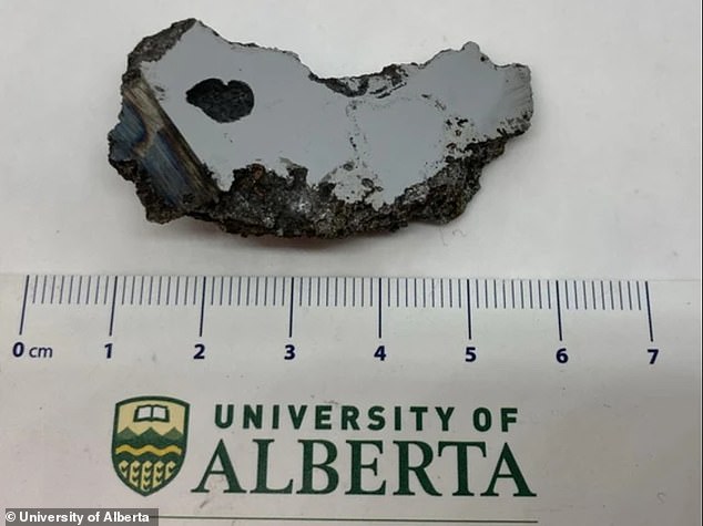 Two new minerals never seen on Earth were identified in a single two-ounce slice of meteorite