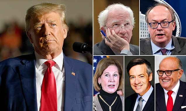 Donald Trump's six co-conspirators described in DOJ indictment revealed - including his