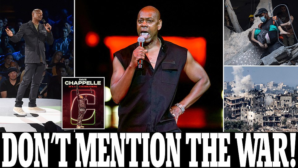Dave Chappelle triggers WALKOUT from Boston show after comedian slammed Hamas attacks on