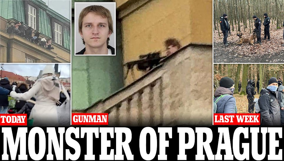 Prague killer who left 15 dead in university gun rampage is now also suspected of killing