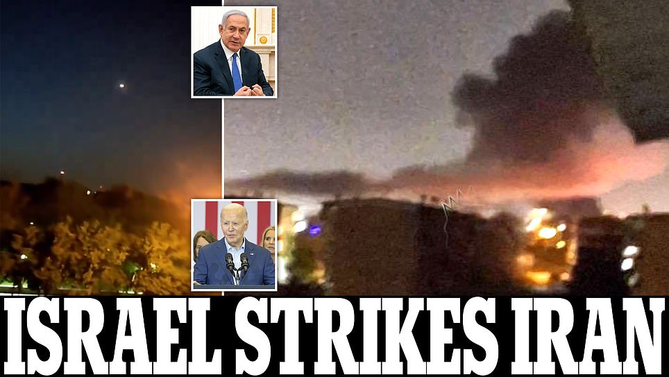 Israel strikes Iran as explosions are reported in Iraq and Syria as Netanyahu defies Biden