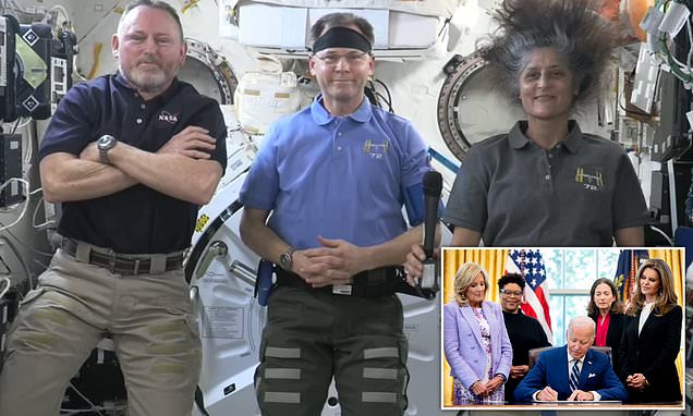 NASA's stranded astronauts finally snap as they appear to let slip who's to blame for NASA's stranded astronauts finally snap as they appear to let slip who's to blame for