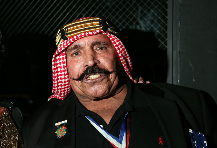 Iron Sheik attends the GQ Gentlemen Give Back Concert with Robin Thicke